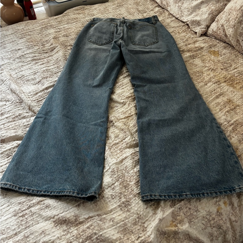 Abercrombie & Fitch Light Baggy Boot Mid-Rise Jeans 26 Short - Picture 4 of 6